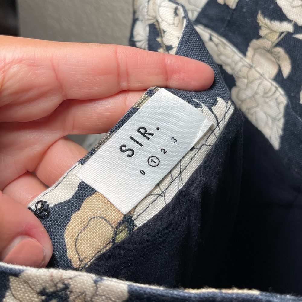 SIR. The Label | Floral Bellagio Linen Jumpsuit Size: US 4 - Picture 7 of 7